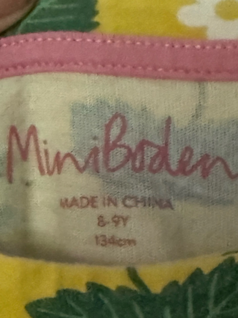 Mini Boden 8-9Y Fairy Print Soft Jersey Dress w/Pockets - Picture 4 of 4
